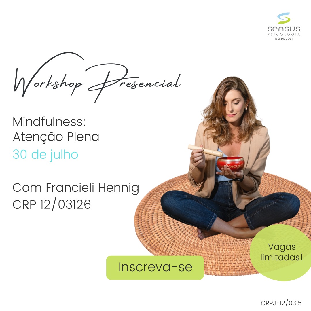 Workshop de Mindfulness/Atenção Plena (6hs)